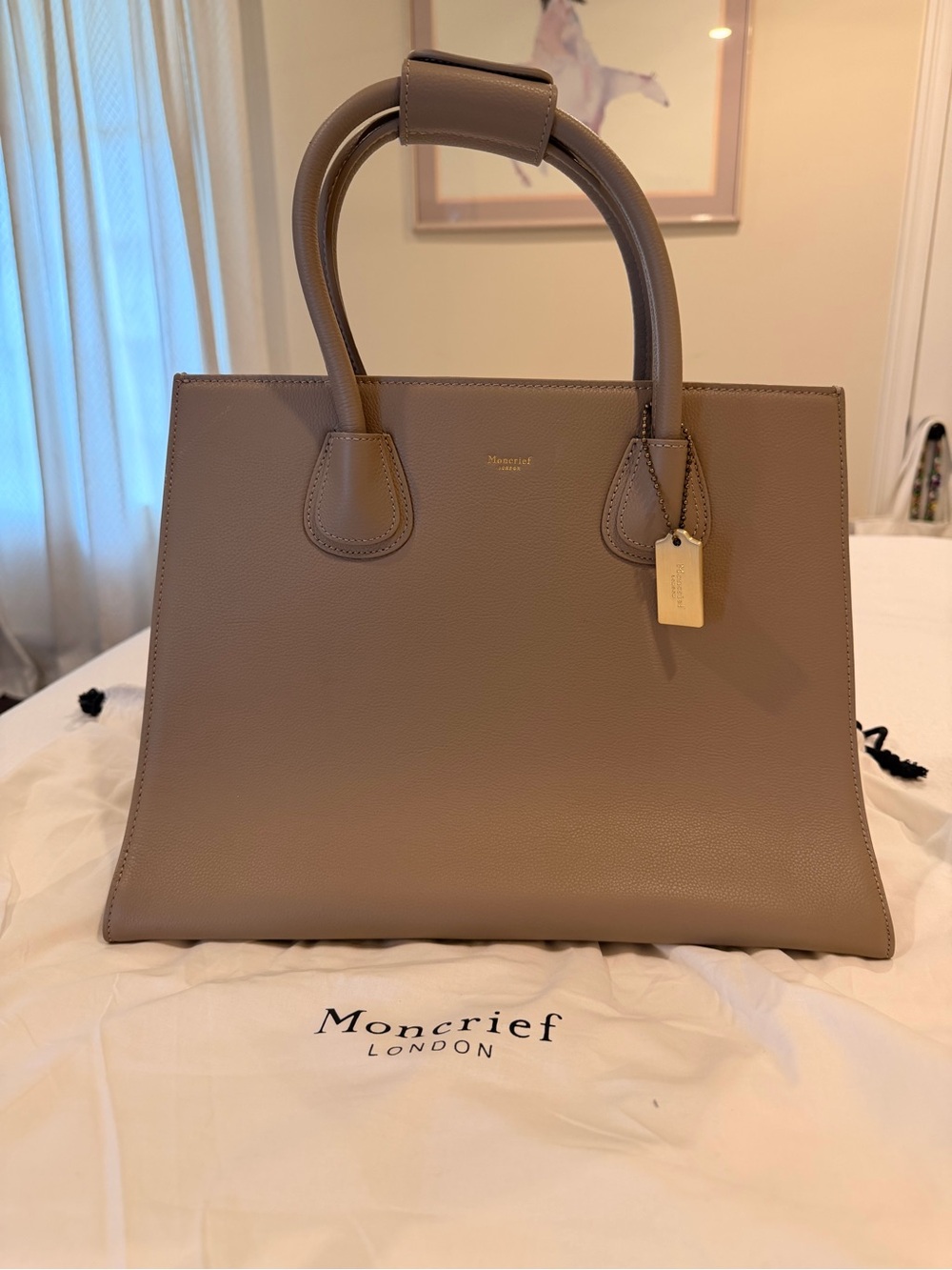 Moncrief Leather Tote Bag